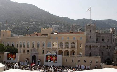 Кралска сватба Монако Дворец