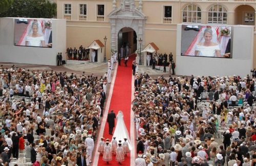 Кралска сватба церемония Монако